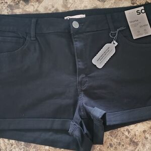 SO Women's Black Jean Shorts